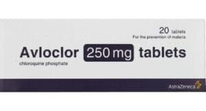 AstraZeneca Avloclor 250mg Chloroquine